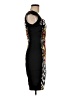 Sangria Graphic Black Cocktail Dress Size 6 - photo 4