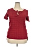 Unbranded Red Short Sleeve Blouse Size 2X - photo 1