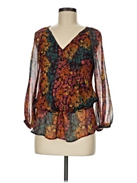 Sundance Long Sleeve Silk Top (view 1)