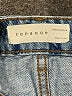 Topshop Blue Denim Shorts Size 8 - photo 3