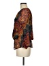Sundance 100% Silk Brown Long Sleeve Silk Top Size M - photo 5