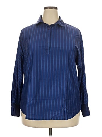 Unbranded Long Sleeve Button-Down Shirt (view 1)