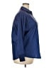 Unbranded Stripes Blue Long Sleeve Button-Down Shirt Size XXL - photo 4