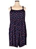 Torrid Hearts Blue Romper Size 4X Plus (4) - photo 1
