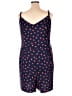 Torrid Hearts Blue Romper Size 4X Plus (4) - photo 2