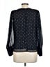 Ann Taylor Black Long Sleeve Blouse Size L - photo 2