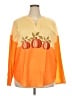 Unbranded Orange Long Sleeve Blouse Size XXL - photo 1