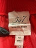 Cinq à Sept 100% Cupro Red Cargo Pants Size XS - photo 4