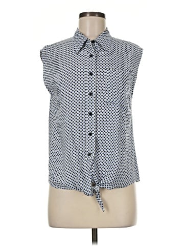 Kenar Sleeveless Button-Down Shirt (view 1)