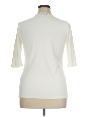 White House Black Market 3/4 Sleeve T-Shirt (view 2)