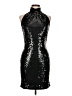 Assorted Brands 100% Polyester Silver Cocktail Dress Size 10 - photo 1