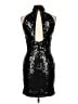 Assorted Brands 100% Polyester Silver Cocktail Dress Size 10 - photo 2