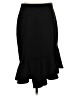 Banana Republic Solid Black Formal Skirt Size 4 - photo 1