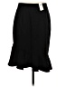 Banana Republic Solid Black Formal Skirt Size 4 - photo 2