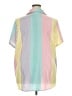Unbranded Color Block Yellow Short Sleeve Button-Down Shirt Size 2X - photo 2