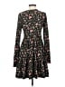Hot Topic Floral Black Casual Dress Size S - photo 2