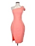 Likely Solid Orange Cocktail Dress Size 2 - photo 1