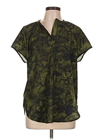 H By Halston Short Sleeve Blouse (view 1)