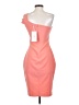 Likely Solid Orange Cocktail Dress Size 2 - photo 2