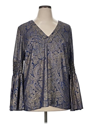 MICHAEL Michael Kors Long Sleeve Blouse (view 1)