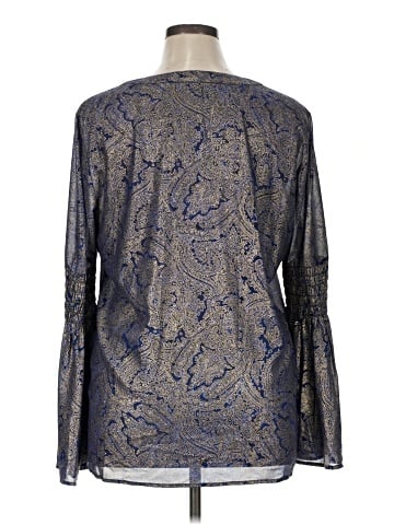 MICHAEL Michael Kors Long Sleeve Blouse (view 2)