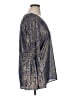 MICHAEL Michael Kors 100% Polyester Blue Long Sleeve Blouse Size XL - photo 4