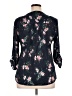 Carve Designs Floral Black 3/4 Sleeve Blouse Size XL - photo 2