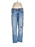 Zara Hearts Blue Jeans Size 8 - photo 1