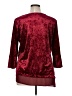 NY Collection 100% Polyester Burgundy 3/4 Sleeve Top Size XL - photo 2