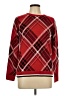 Charter Club Plaid Red Pullover Sweater Size L (petite) - photo 1