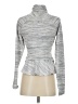 Lululemon Athletica Metallic Gray Track Jacket Size 4 - photo 2