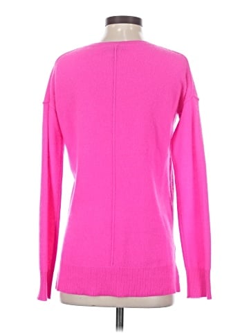 Aqua Cashmere Pullover Sweater (view 2)