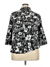 Cj Banks Print Black 3/4 Sleeve Button-Down Shirt Size 2X - photo 2