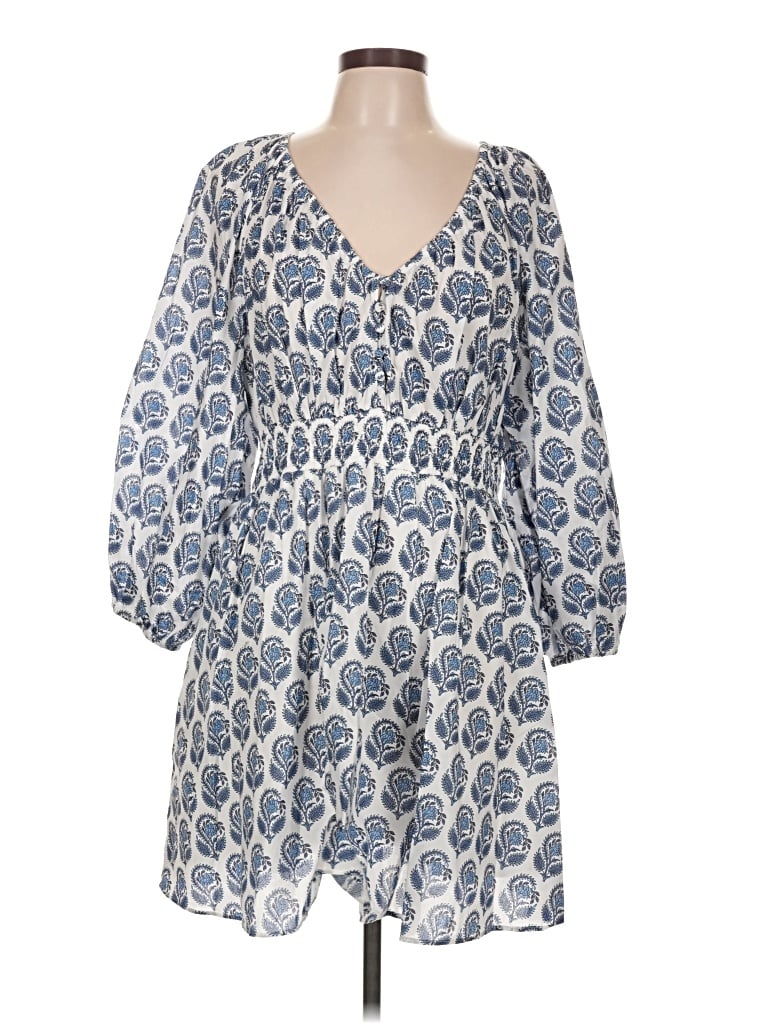 Pre-owned Jcrew Casual Dress In Blue