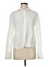 Another Tomorrow Ivory Long Sleeve Button-Down Shirt Size M - photo 1