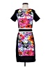 BCBGMAXAZRIA Graphic Black Cocktail Dress Size S - photo 1