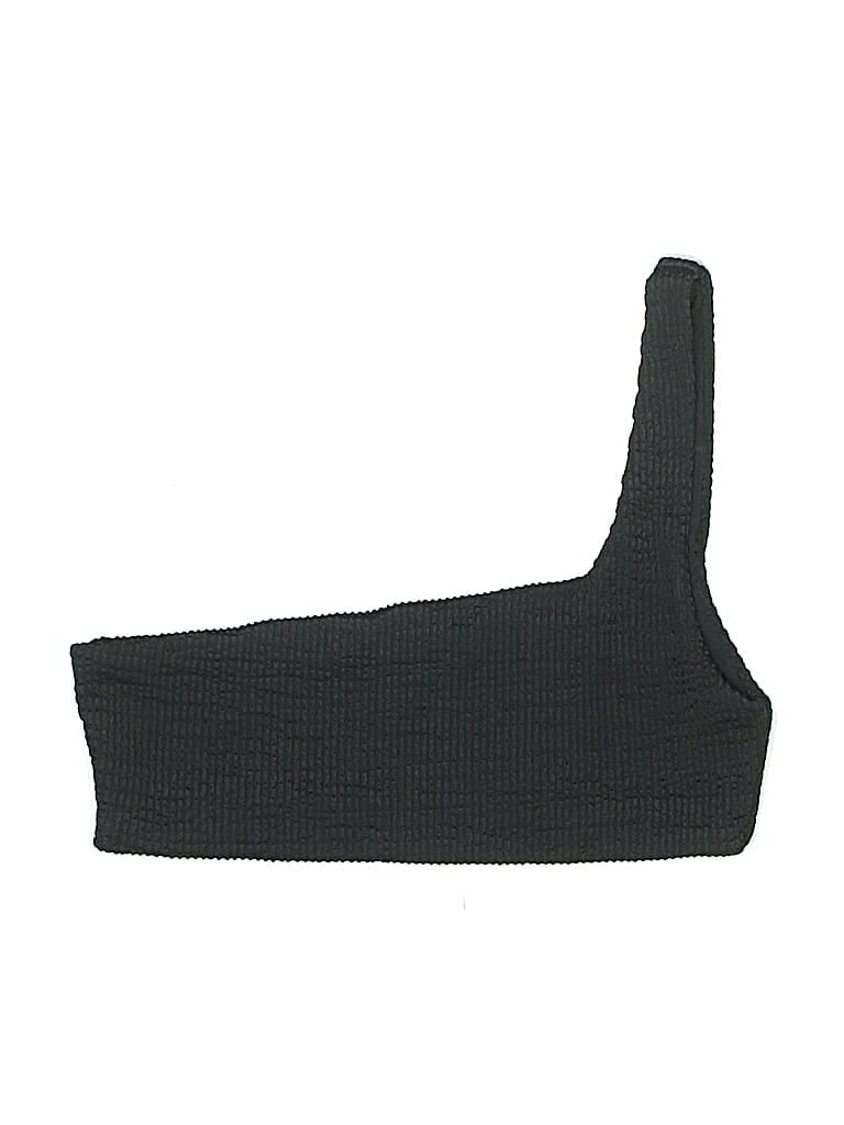 Pre-owned Weworewhat Swimsuit Top Black Swimwear