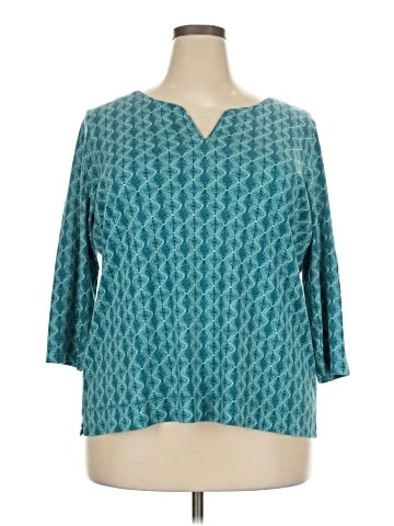 L.L.Bean 3/4 Sleeve Blouse (view 1)