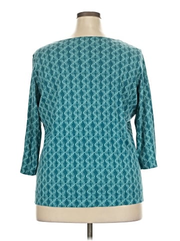 L.L.Bean 3/4 Sleeve Blouse (view 2)