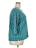 L.L.Bean 100% Supima Cotton Teal 3/4 Sleeve Blouse Size 2X - photo 4