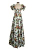 Cara Cara Floral Ivory Gray Casual Dress Size 0 - photo 2