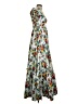 Cara Cara Floral Ivory Gray Casual Dress Size 0 - photo 4