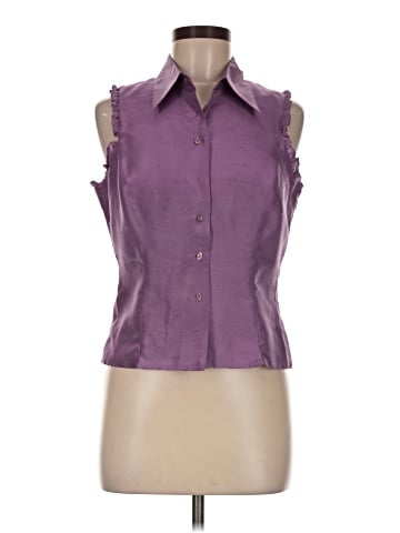 ICE Sleeveless Button-Down Shirt (view 1)