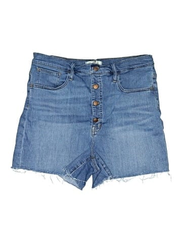 Madewell Roadtripper Jean Shorts in Pollard Wash: Button-Front Edition (view 1)