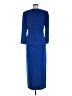 Kasper 100% Polyester Blue Casual Dress Size 6 - photo 2