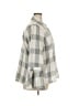 Lane Bryant Checkered-gingham Gray 3/4 Sleeve Blouse Size 18 - photo 4