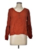 Universal Thread 100% Rayon Orange Long Sleeve Blouse Size L - photo 1
