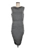 Express Solid Gray Casual Dress Size M - photo 1