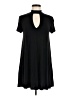 Soprano Solid Black Casual Dress Size M - photo 1