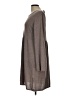 Suzanne Betro Solid Gray Casual Dress Size L - photo 5